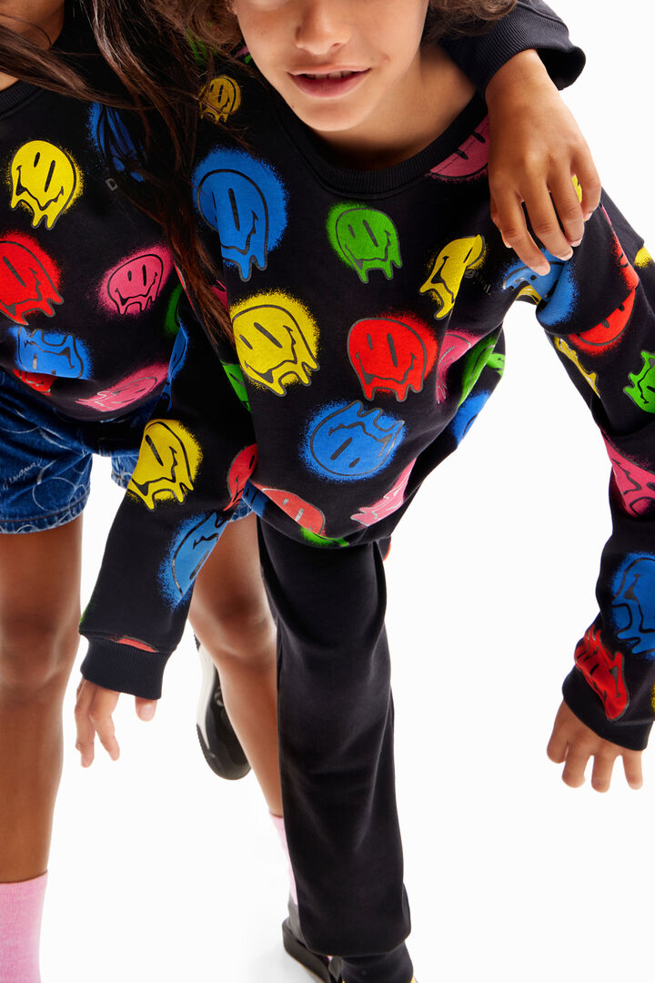 Sudadera oversize Smiley Originals ® | Desigual