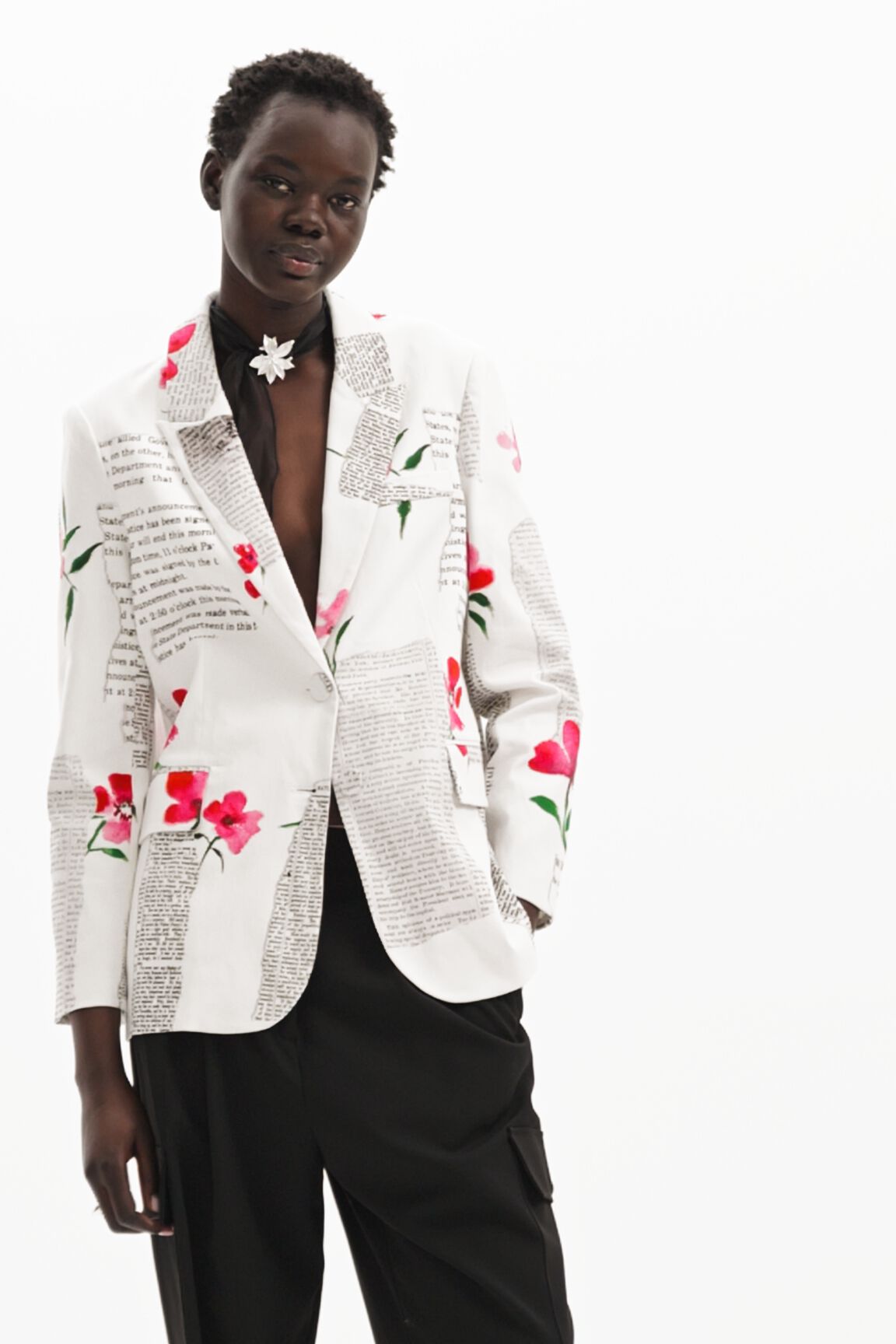 Mens floral blazer zara shop