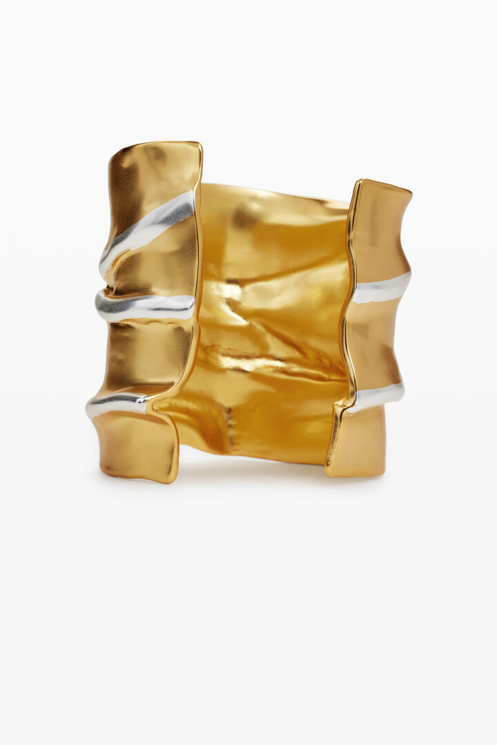 Large two-tone bracelet gold and silver plated Zalio | Desigual