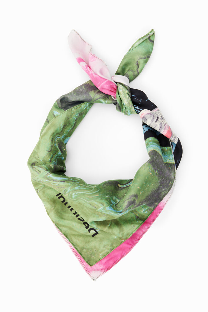 Fantasy square scarf | Desigual