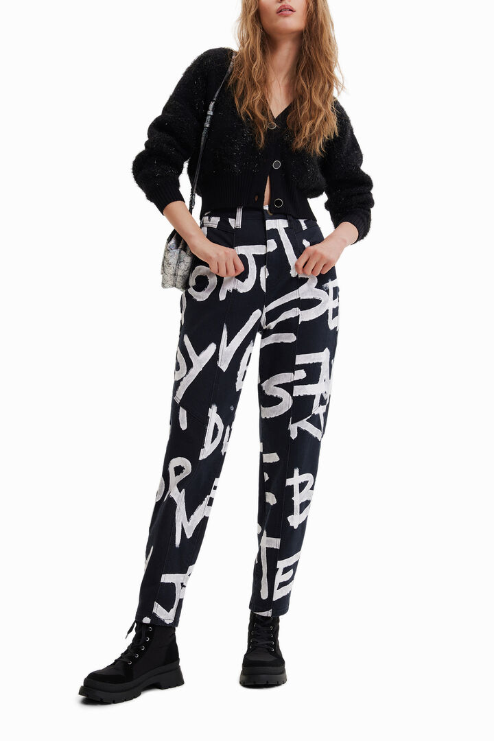 Pantaloni Mom testo | Desigual