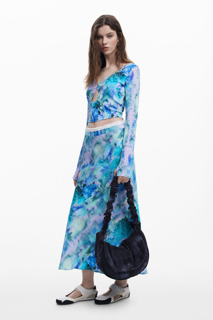 Bolso pliegues Collina Strada | Desigual