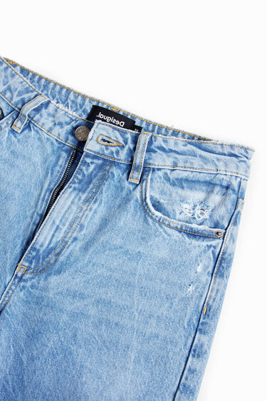 Jean wide leg strass | Desigual
