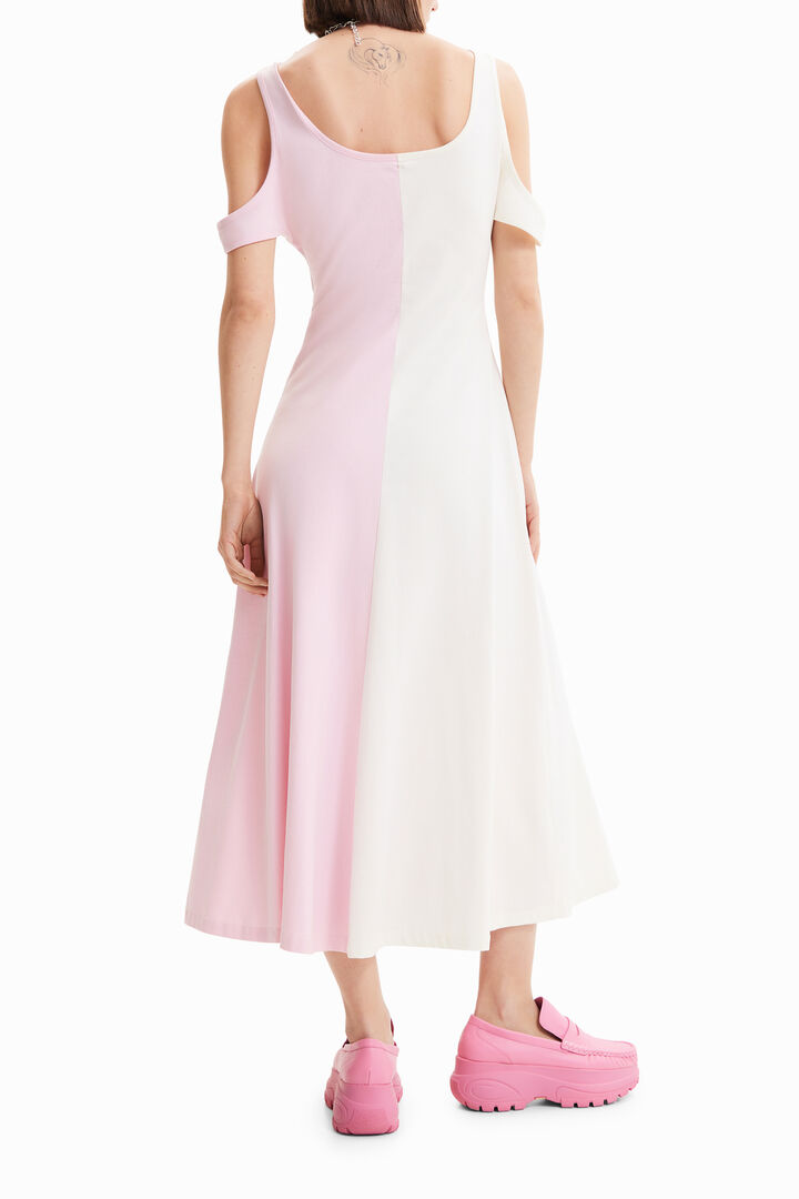 Vestido midi tirantes Maitrepierre | Desigual