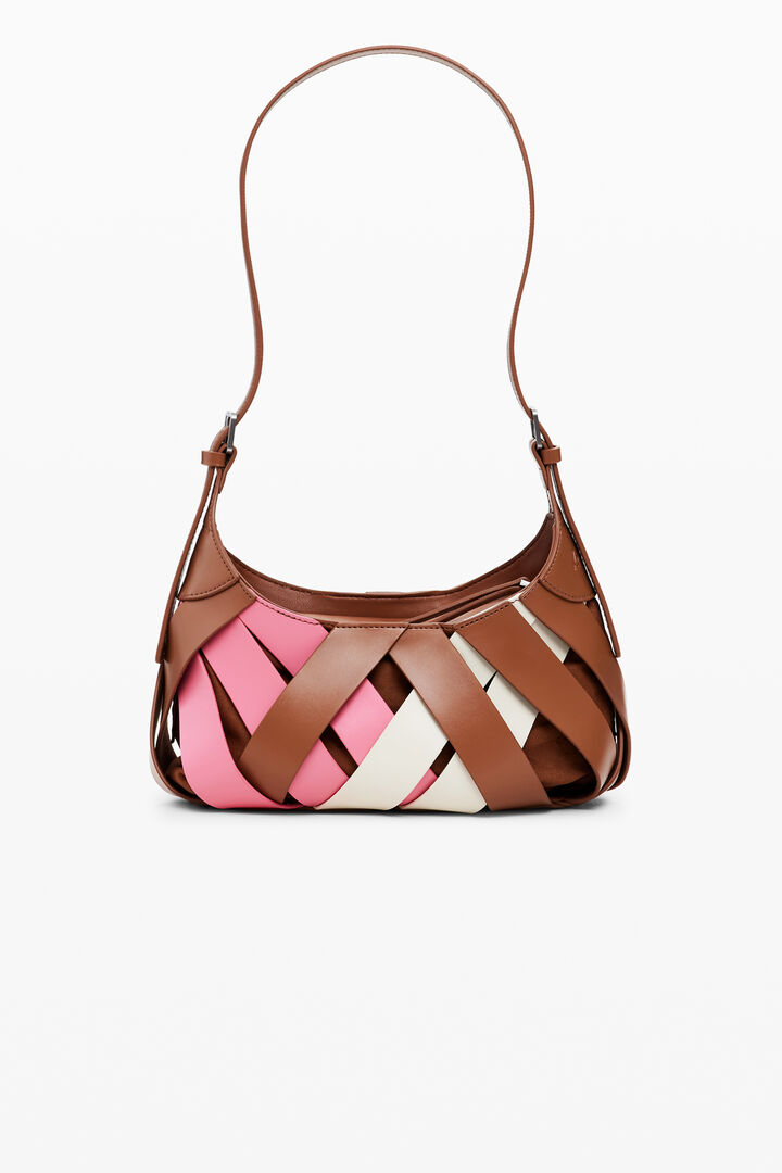Bolso mediano trenzado efecto piel | Desigual