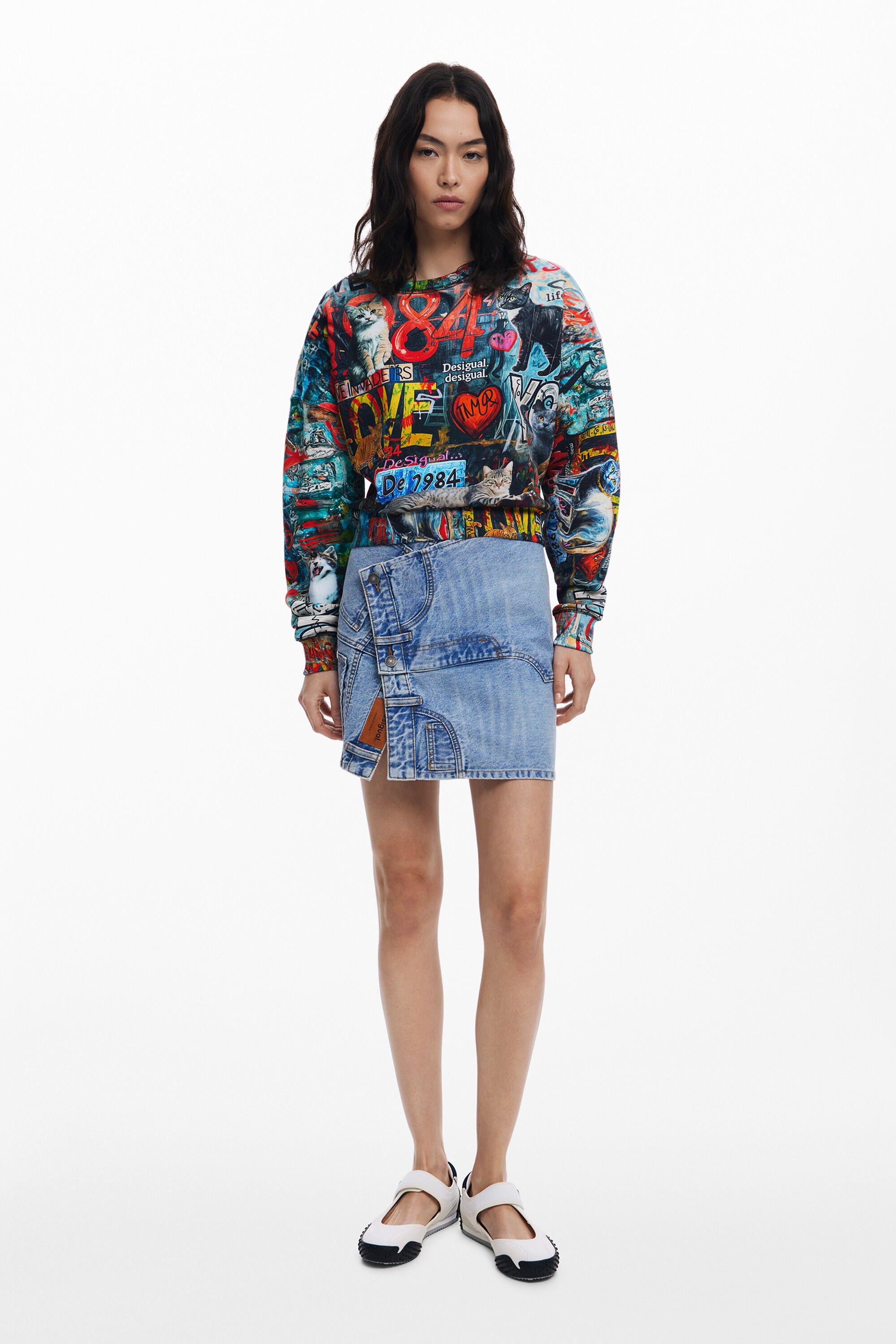 ♥新品未使用♥Desigual マリアエスコテ スウェット 長袖 クイーンマリアエスコテセーター I Desigual.com