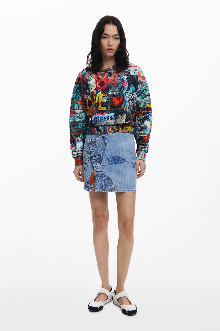 Bluza z graffiti | Desigual