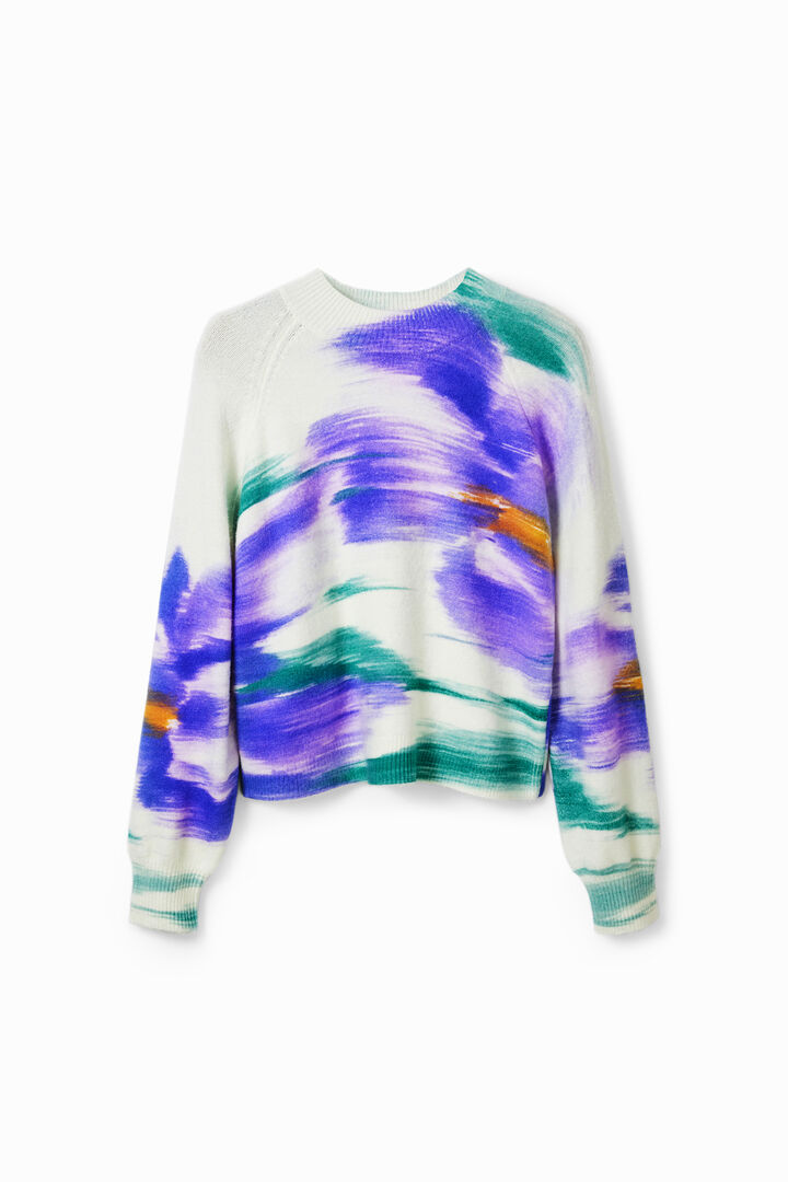 Jersey flores desenfocadas | Desigual