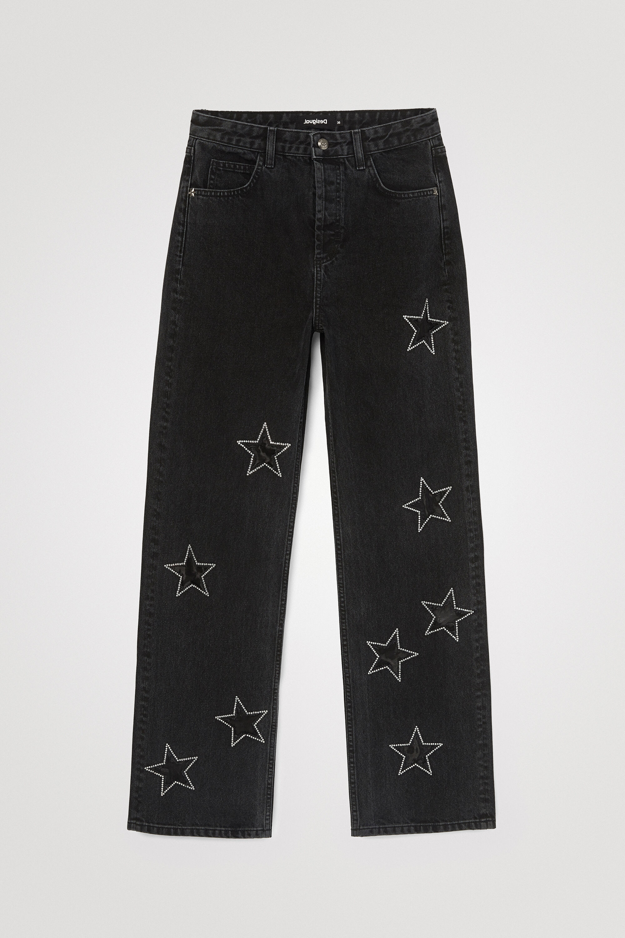 Jeans with clearance white stars