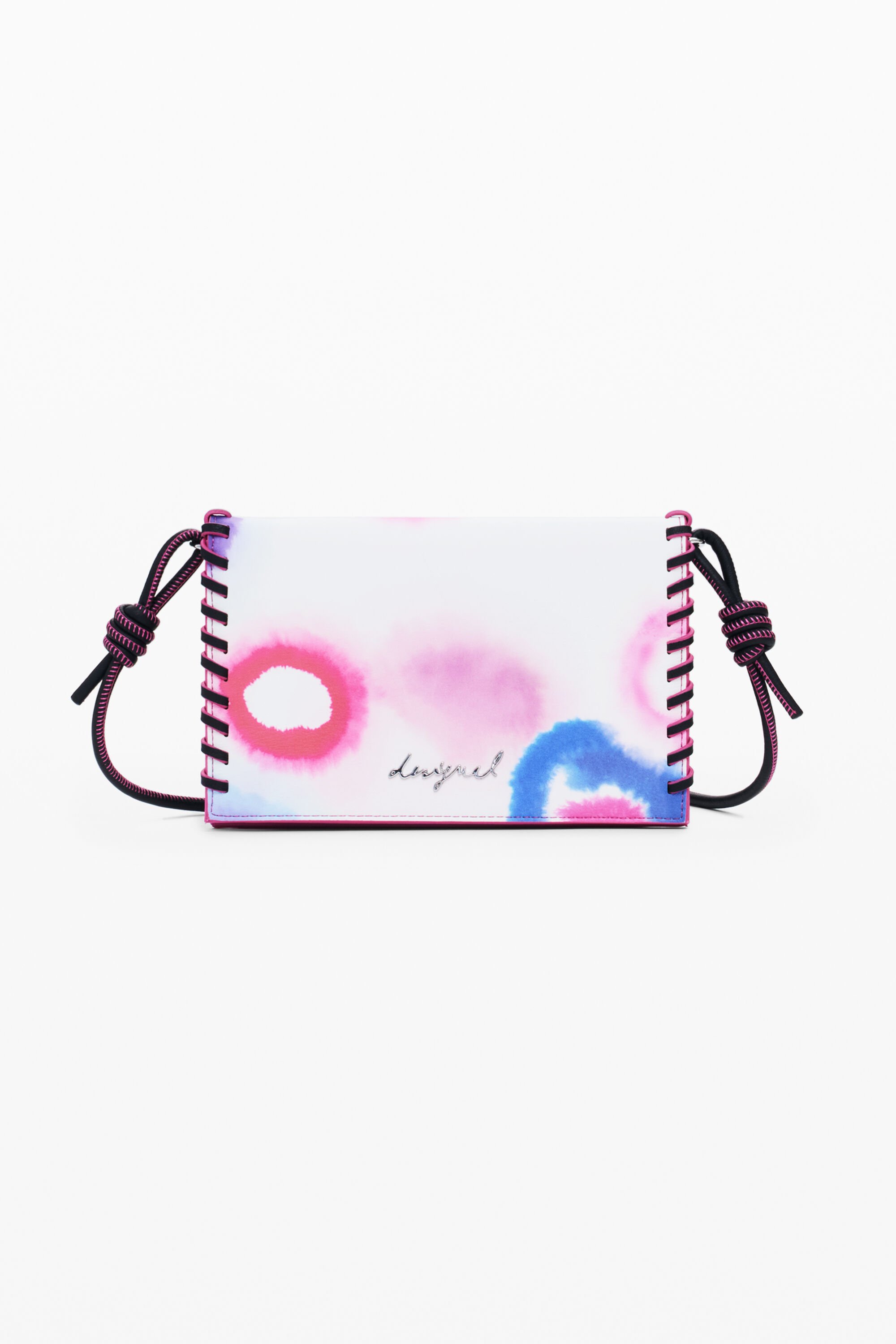 Large wallet with topstitching