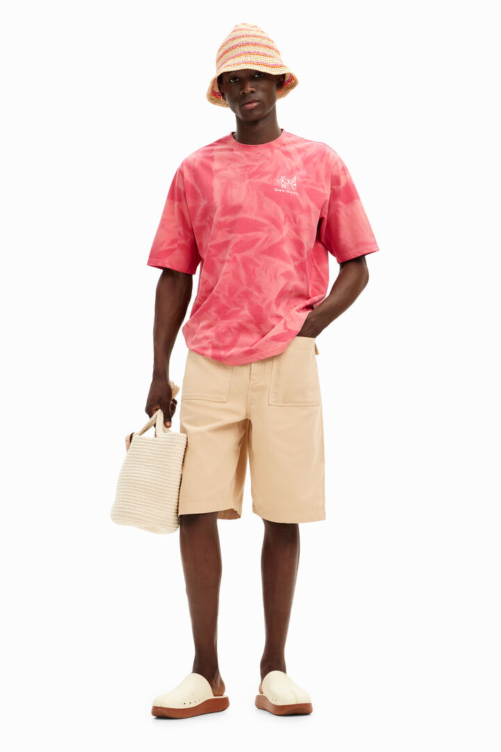 Camiseta efecto difuminado estampada | Desigual