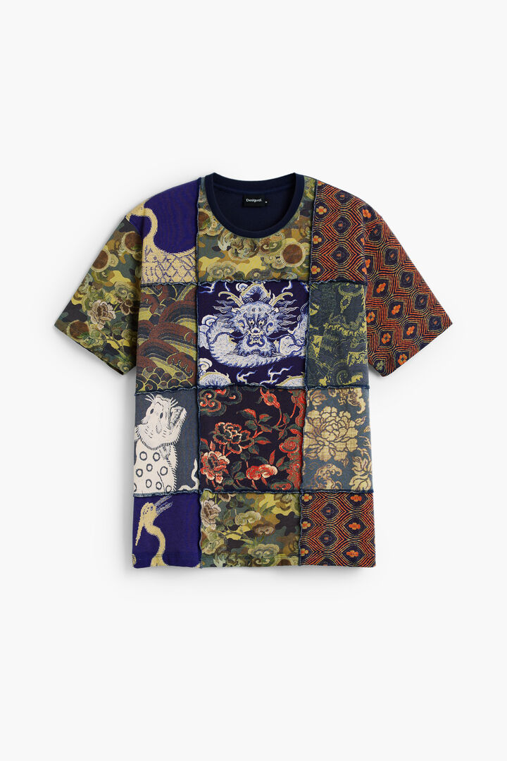 Patchwork Printed T-shirt
