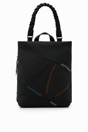 Multi-position patchwork backpack | Desigual