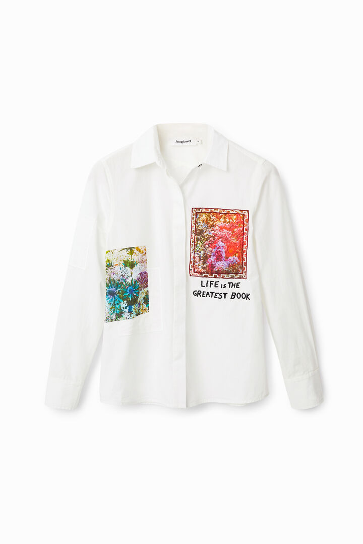 Embroidered patches shirt | Desigual