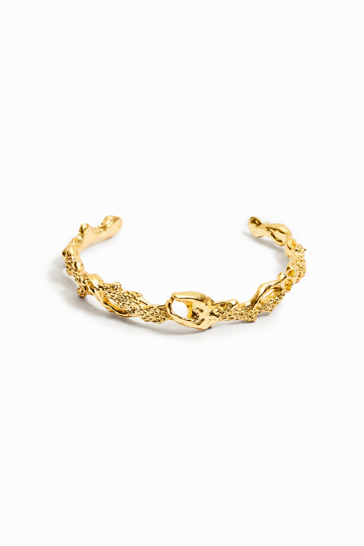 Brazalete fino baño oro Zalio | Desigual