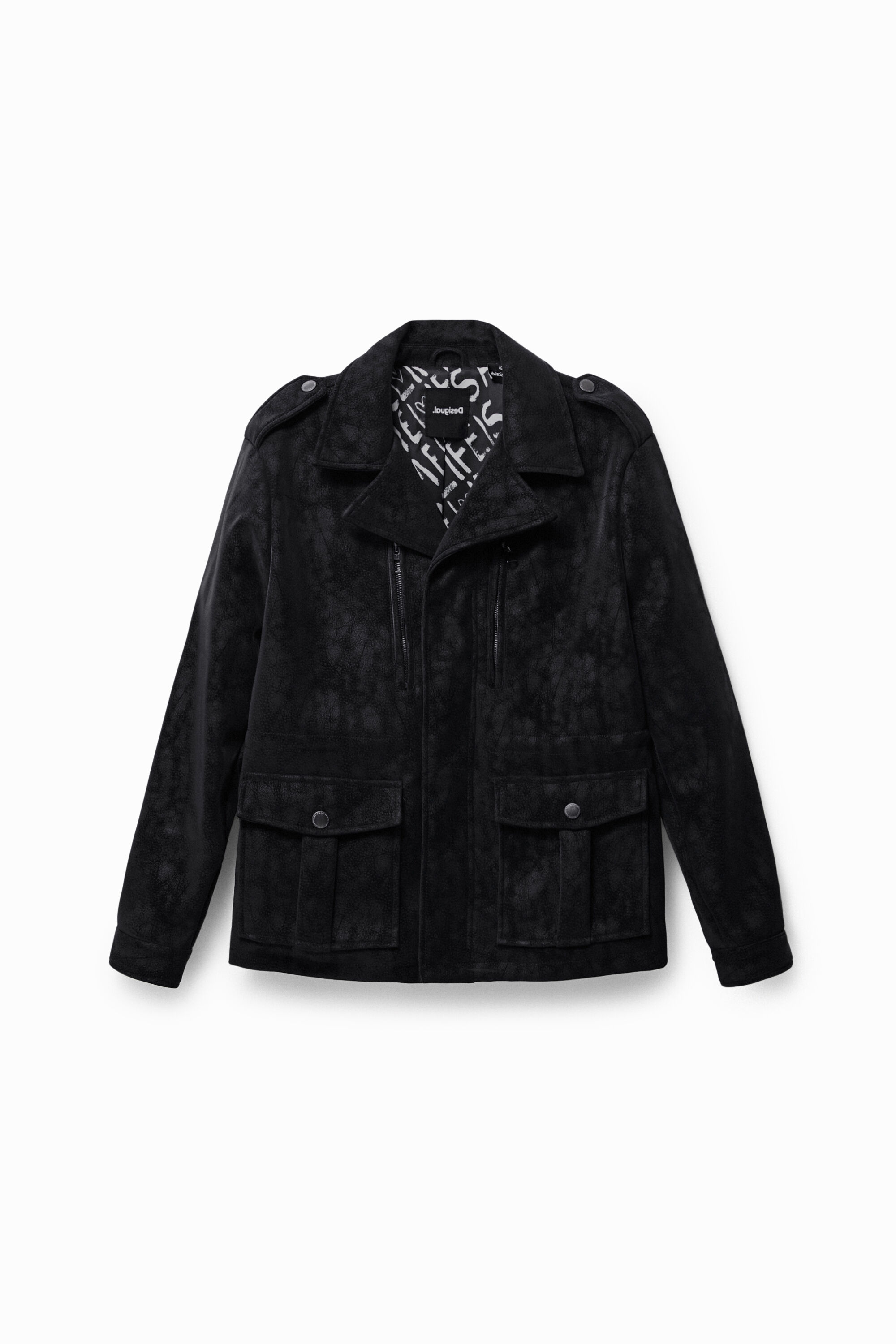 Desigual black jacket outlet