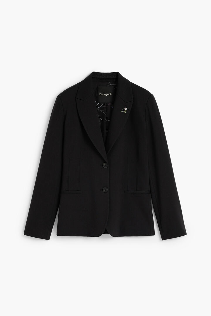 Structured blazer pin