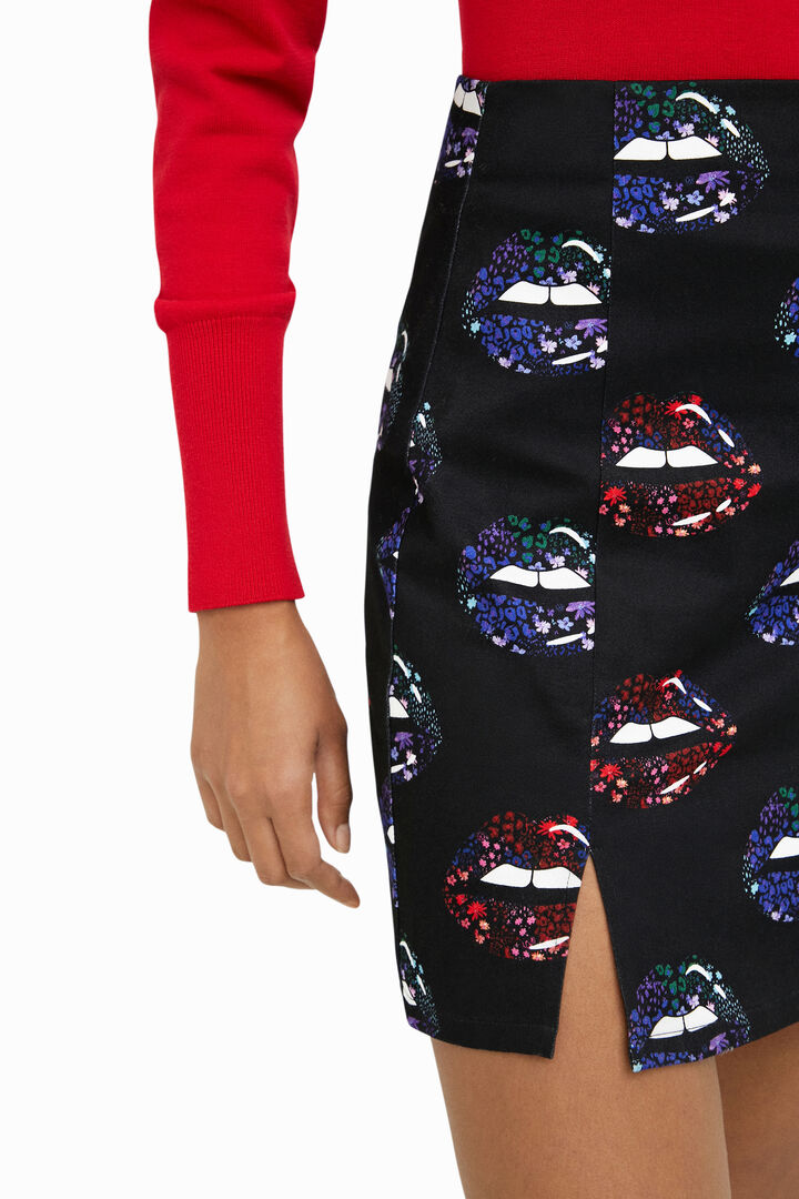 Minifaldilla slim llavis | Desigual