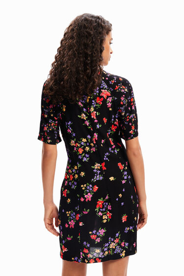 Vestit curt flors | Desigual