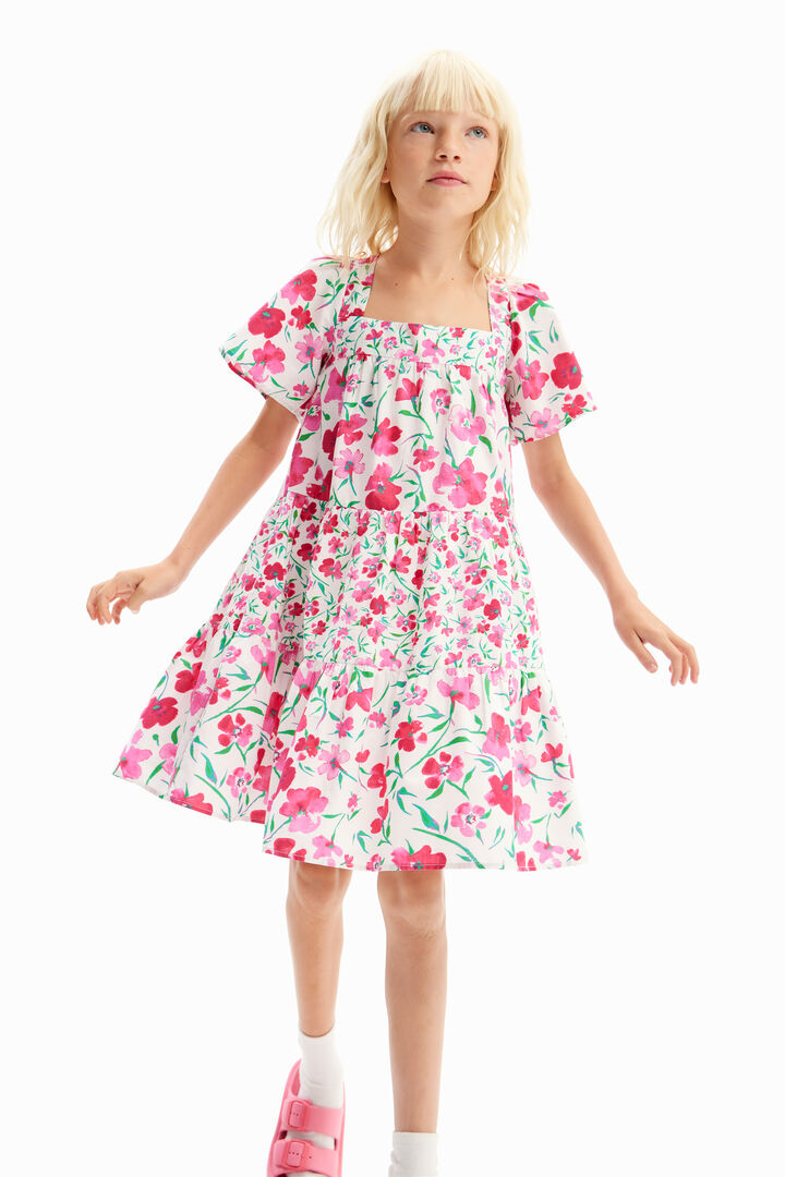 Kleid Band Blumen