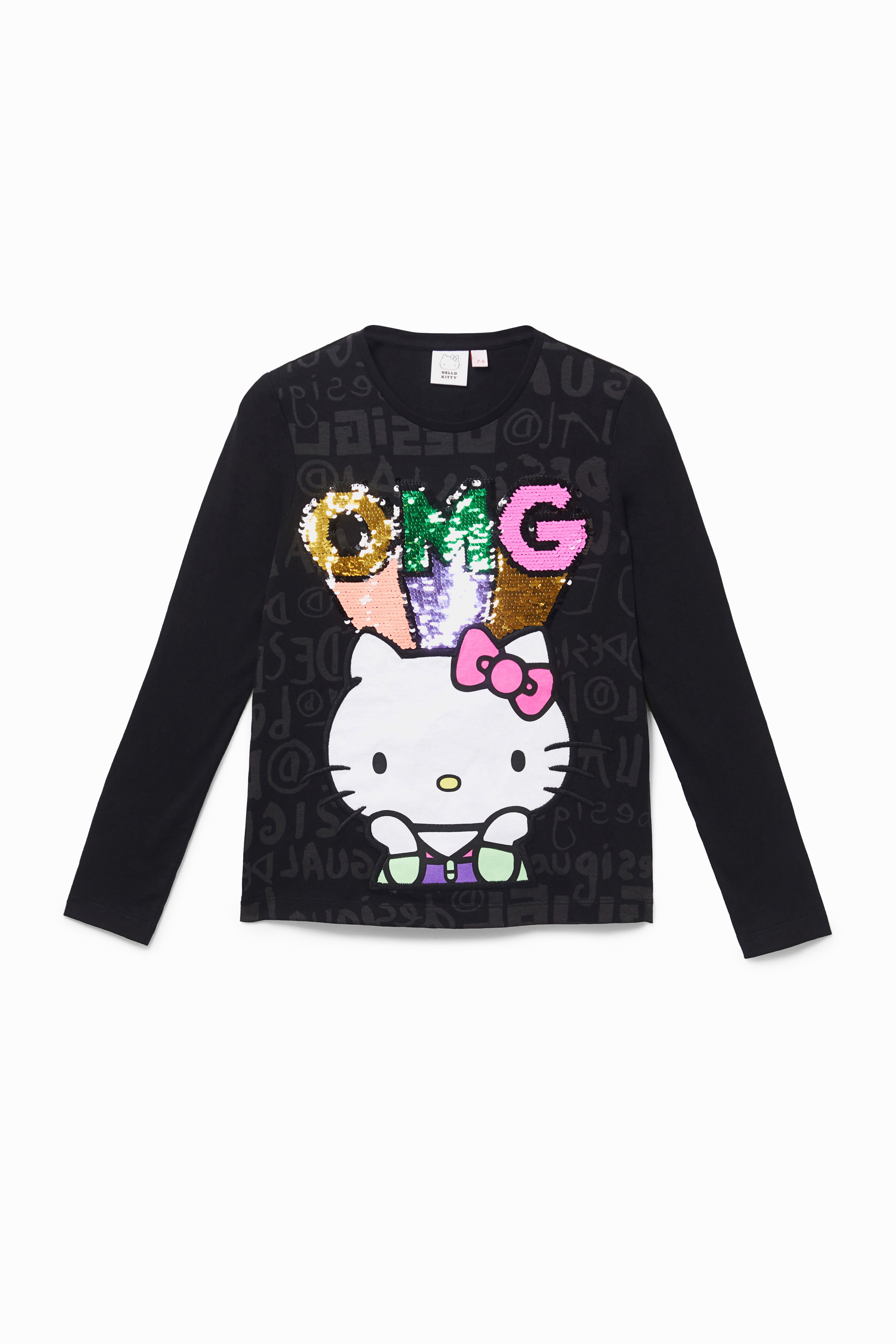 Basic T-shirt reversible sequins