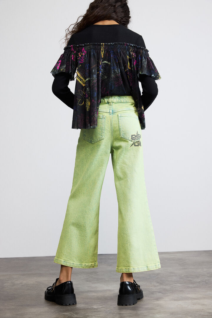 Charm denim trousers