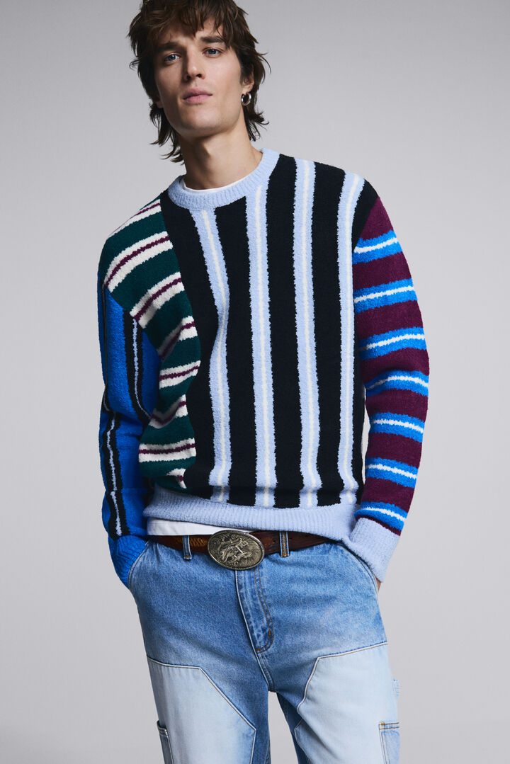 Multistripe sweater