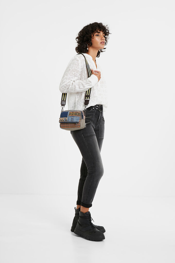 Patchwork mini-sling bag | Desigual