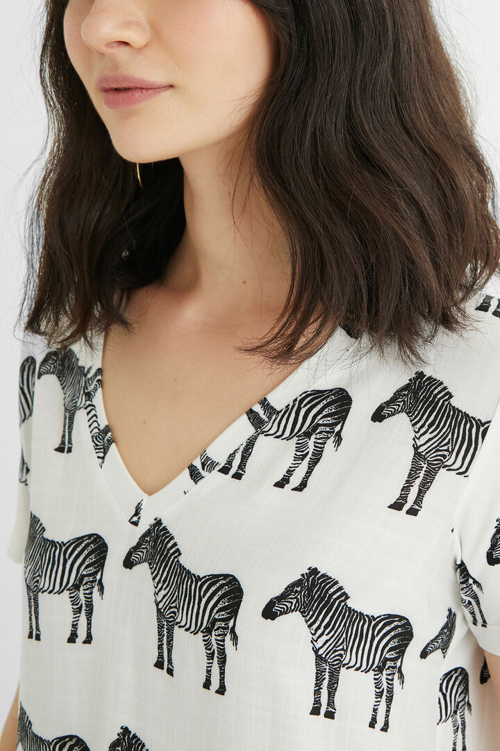 Kurzärmliges T-Shirt Zebras | Desigual