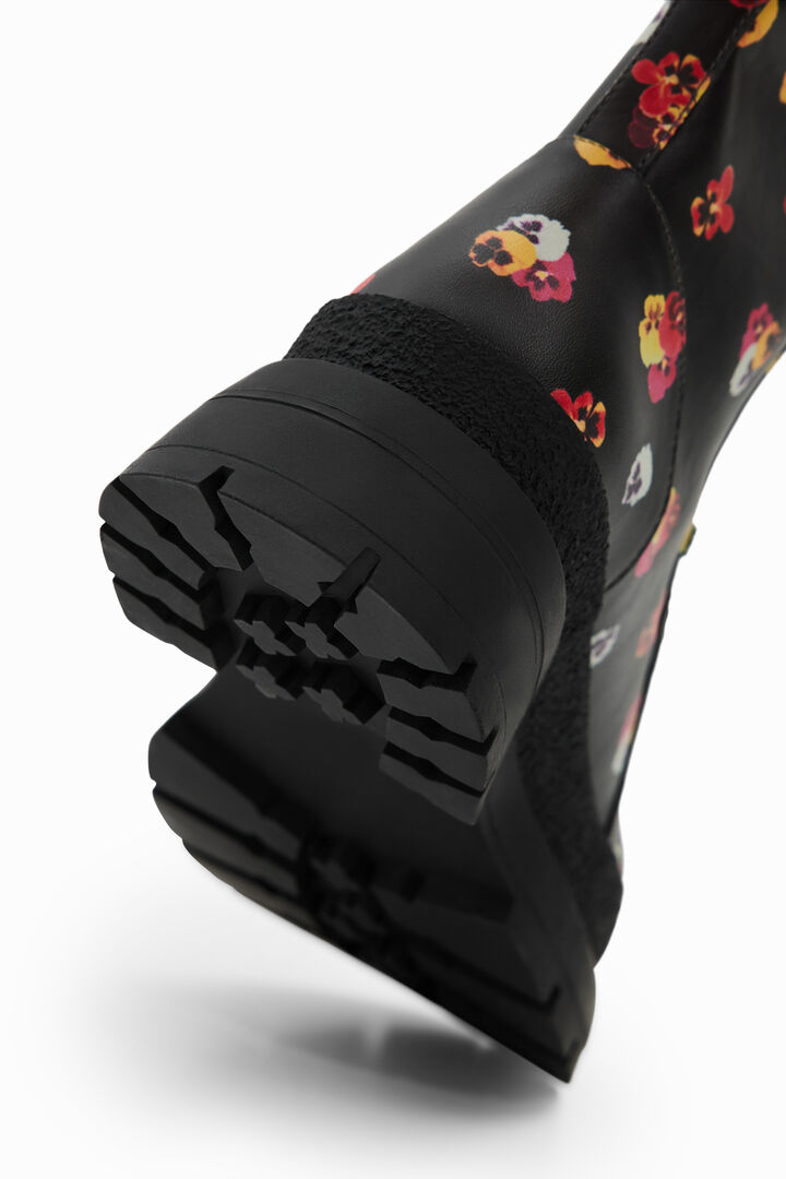 Botas cordões flores | Desigual