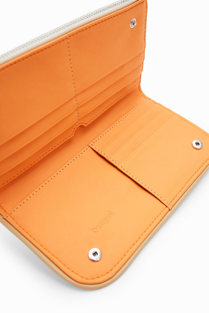 L wallet with topstitching | Desigual
