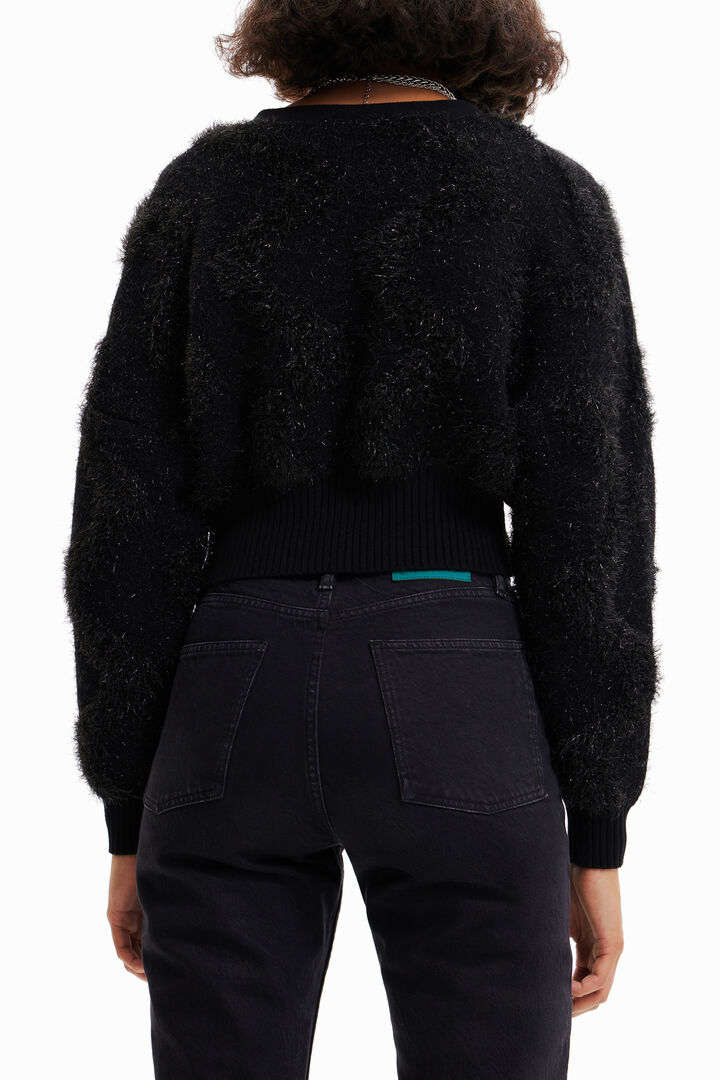 Gilet peluche brillant | Desigual