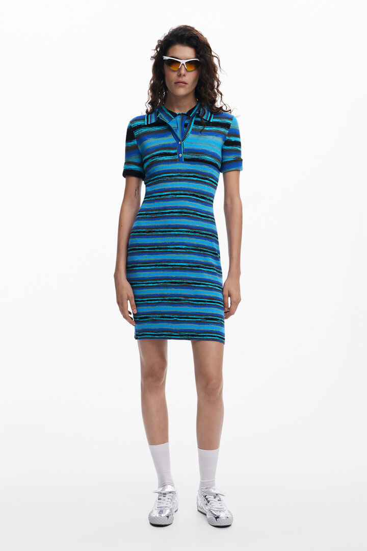 Polokleid aus Strick