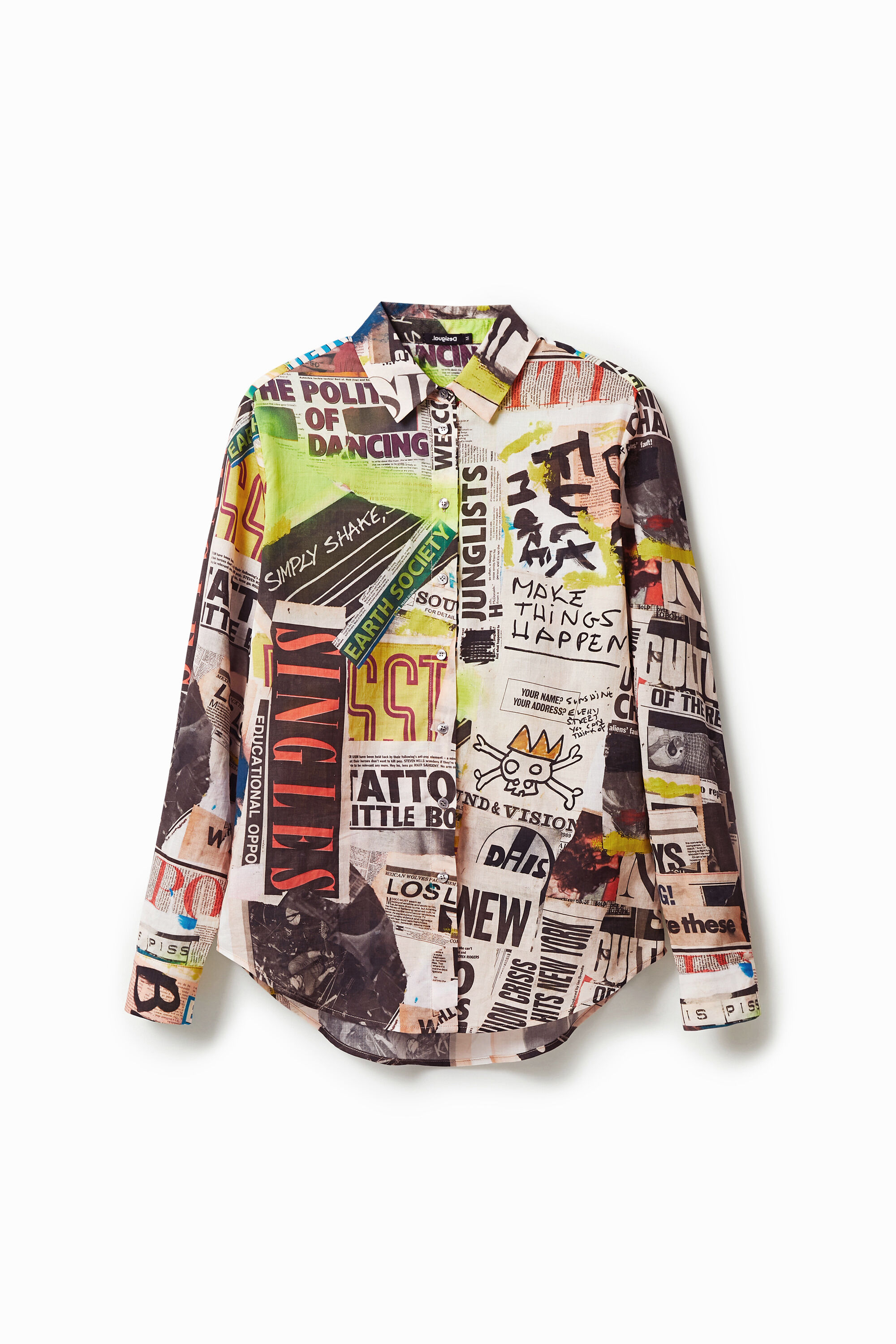 Newspaper shirt | Desigual.com