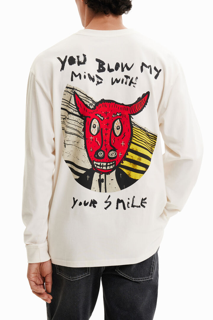 Long-sleeve illustration T-shirt | Desigual