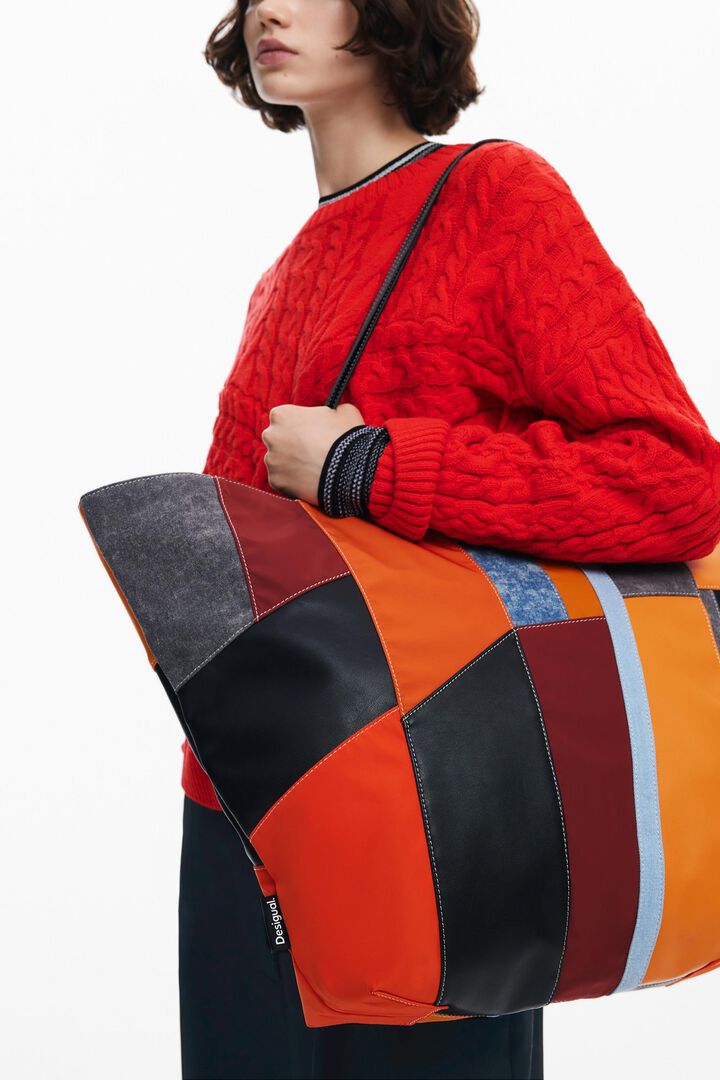 Patch bag Arty with large handles | Desigual