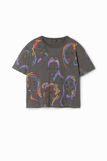 T-Shirt Arty-Gesichter | Desigual