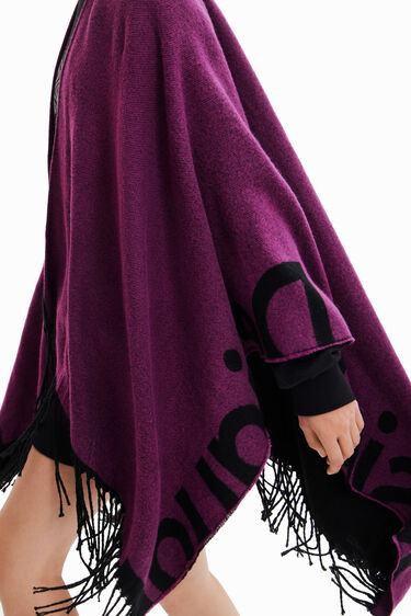 Dreiviertelärmel Poncho Desigual Damen Poncho Cruc Produktbild-Vorschau 8