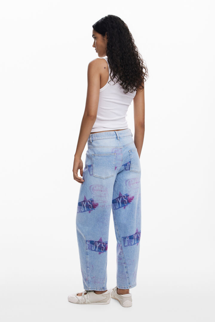 Spodnie jeansowe baloon Collage | Desigual