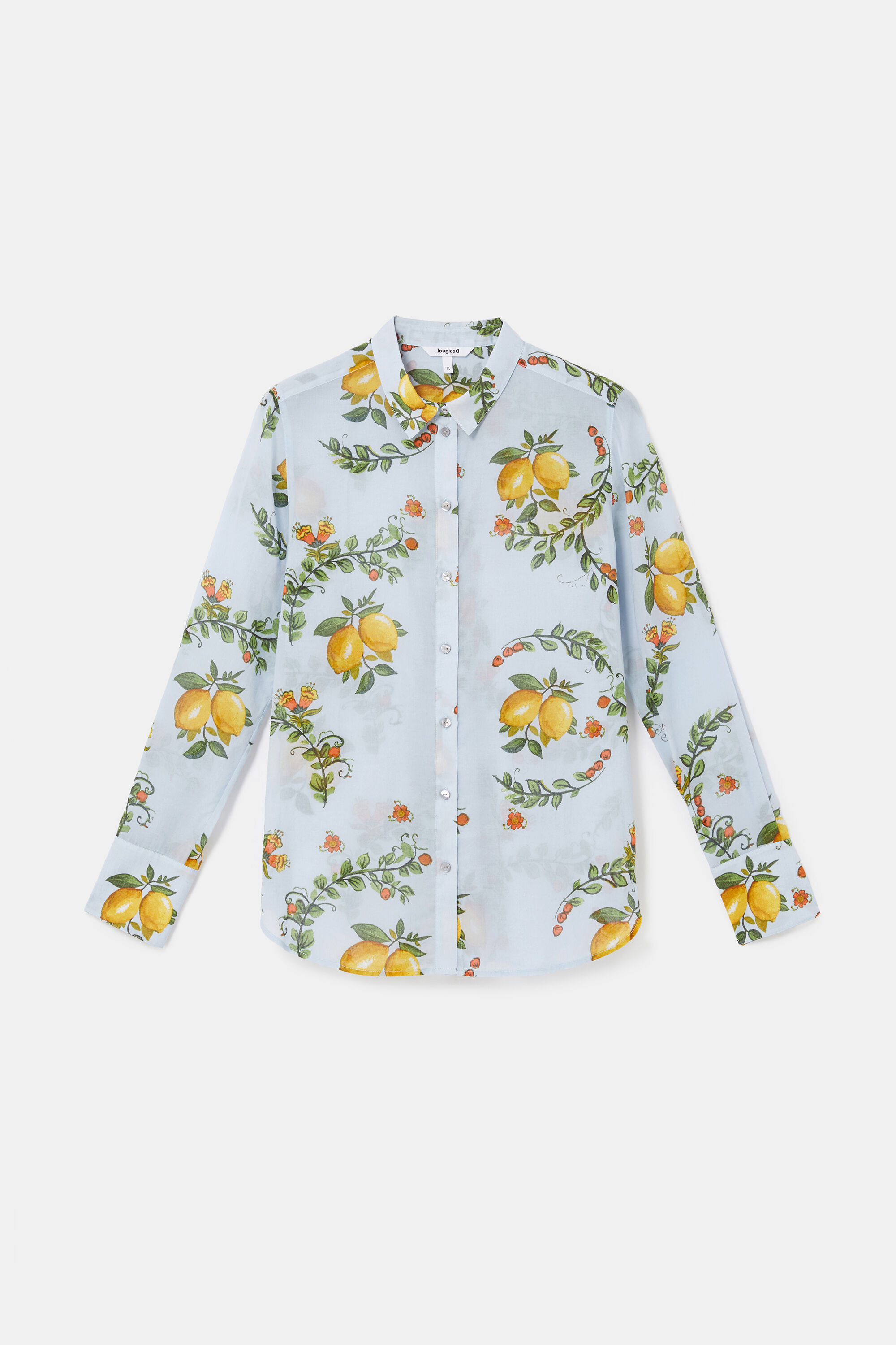 Camicia cotone limoni Desigual