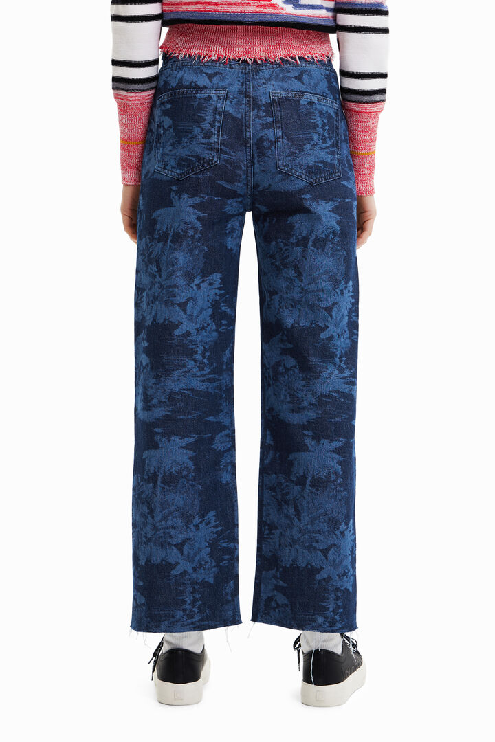 Vaqueros Boyfriend twisted palmeras | Desigual