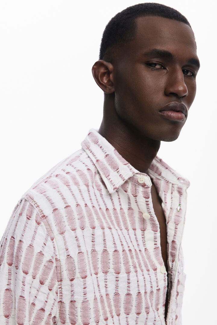 Camisa manga larga calado | Desigual