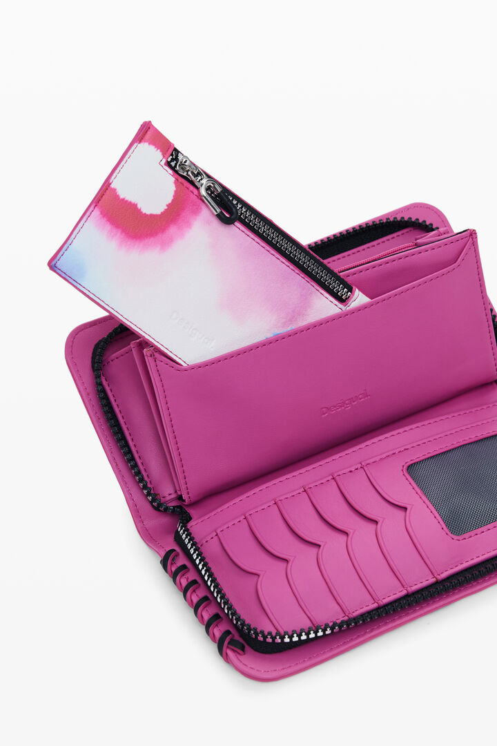 Medium detachable Tie-Dye wallet | Desigual