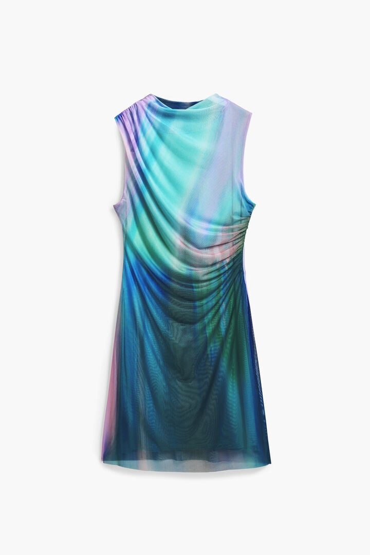 Tulle dress with gradient effect | Desigual