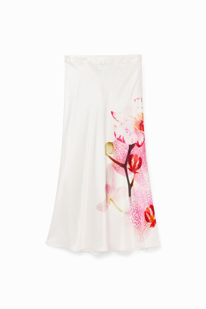 M. Christian Lacroix orchid midi skirt