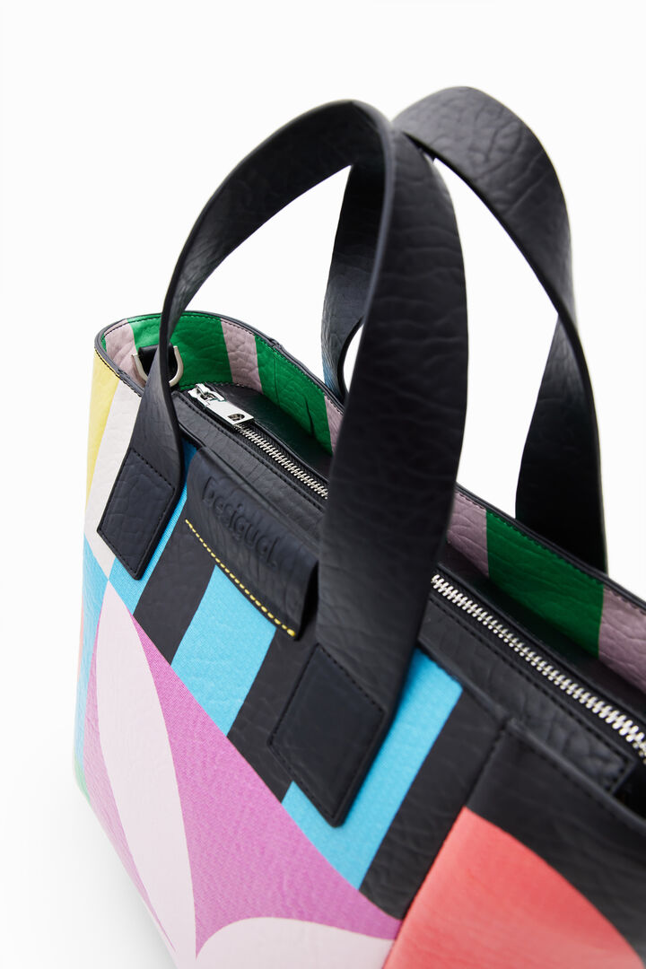 Bolso shopper M geométrico | Desigual
