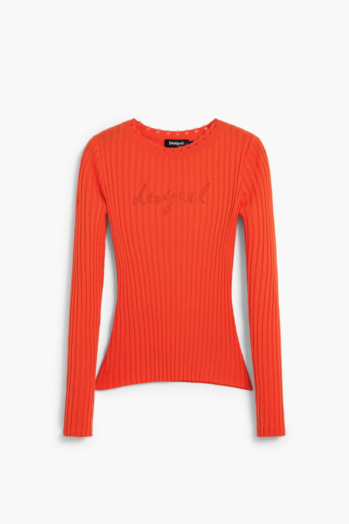 Ribbed logo T-shirt | Desigual