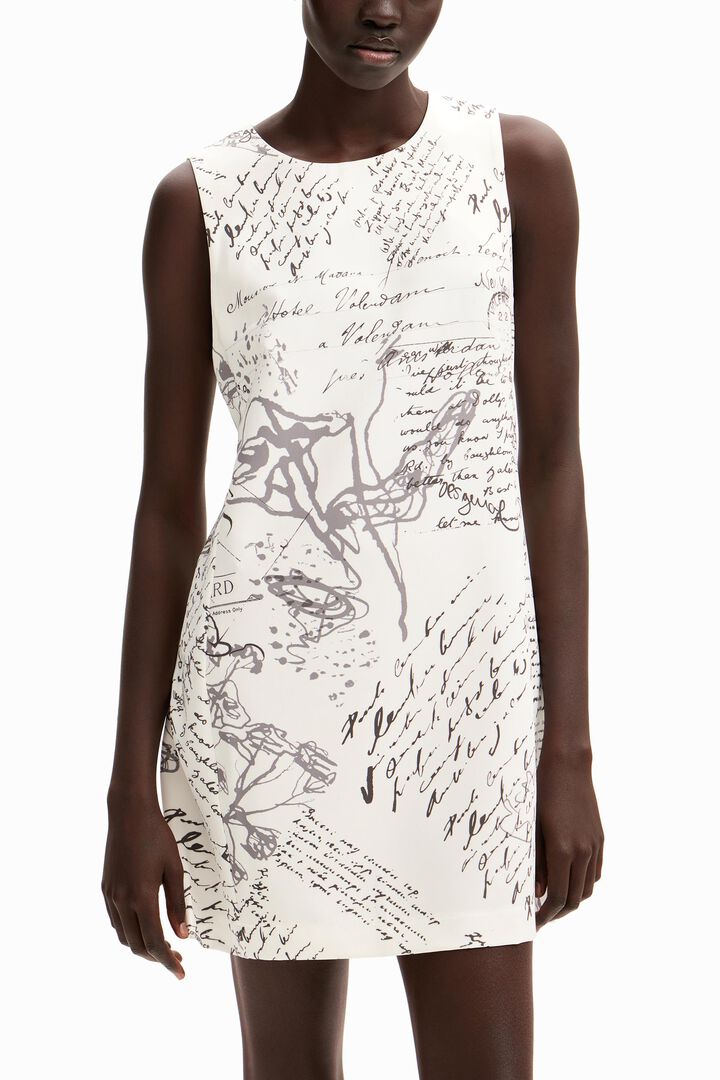 Letter print midi dress | Desigual