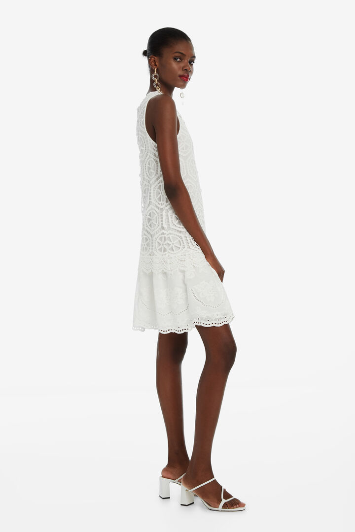 Lace Layer Dress Yo no soy la novia Designed by M. Christian Lacroix | Desigual