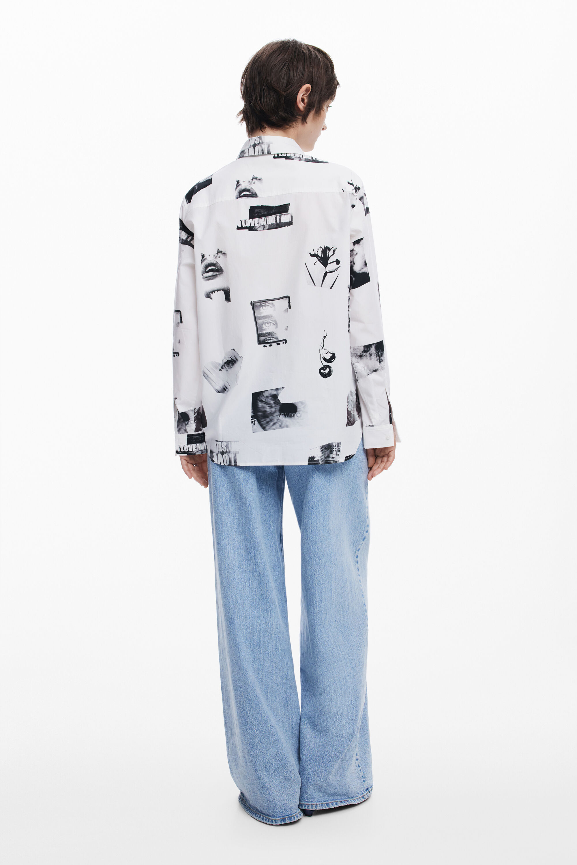 Desigual Cotton Shirt Photos In White